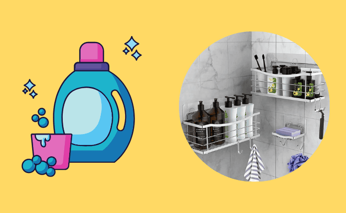 How Do You Clean A Stainless Steel Shower Caddy?